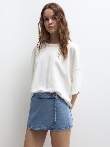 Regular Jeans de la Pull&Bear pe albastru