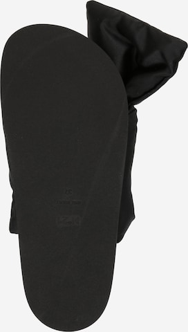 N°21 Pantolette 'Flat' i svart