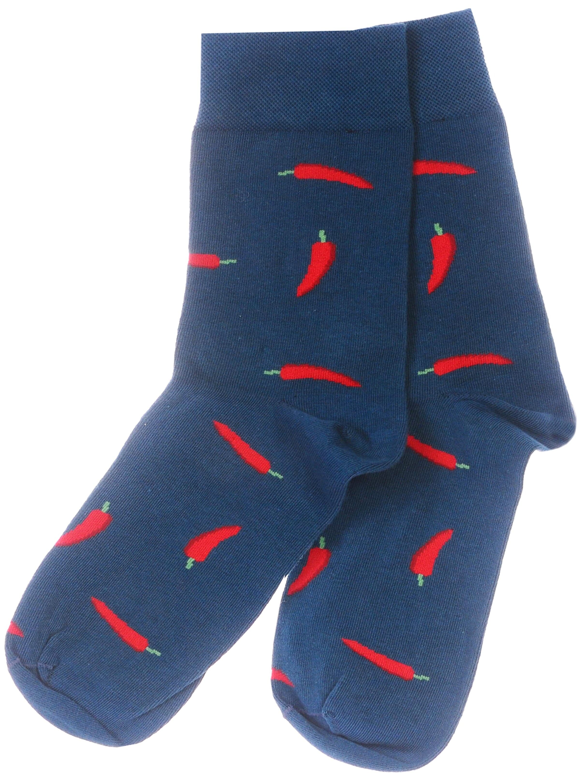 La Bortini Socks in Blue: front