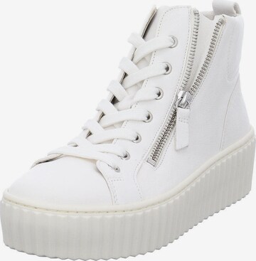 GABOR High-Top Sneakers in White: front