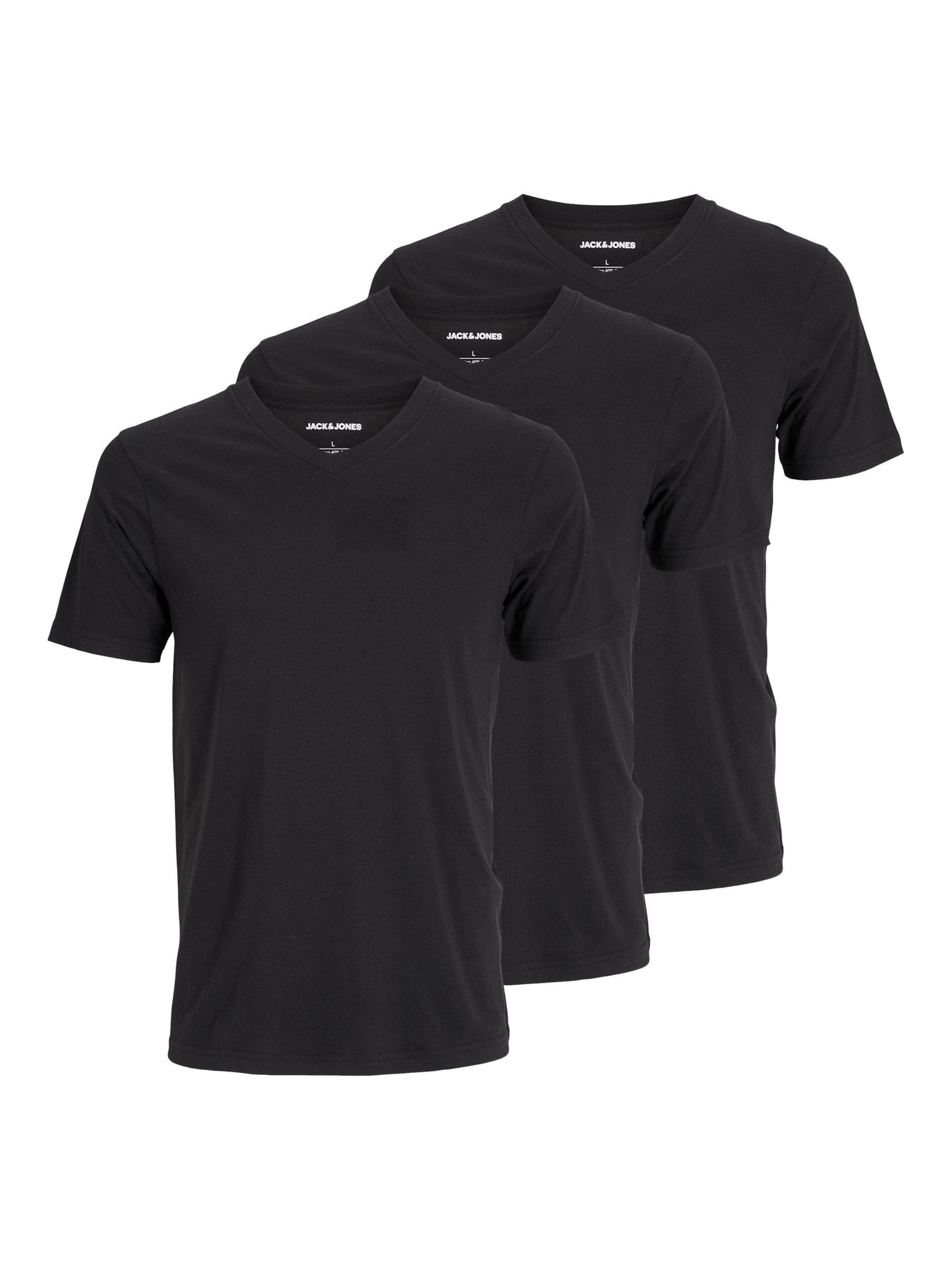 T-Shirt JACK & JONES en noir : devant