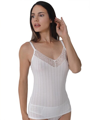 sassa Undershirt 'Natural Stripe' in Beige