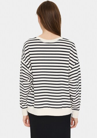 SAINT TROPEZ Sweatshirt in Weiß
