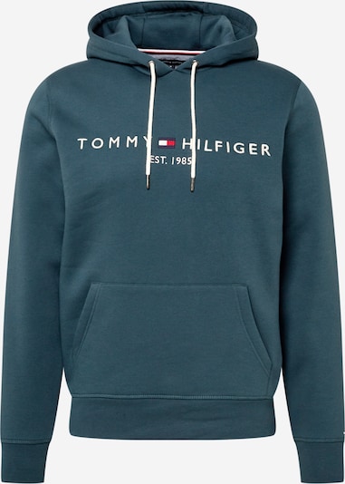 TOMMY HILFIGER Sweatshirt in petrol, Produktansicht