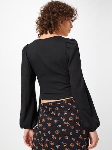 Monki Bluse in Schwarz