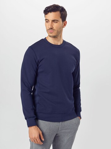 Sweat-shirt By Garment Makers en bleu : devant