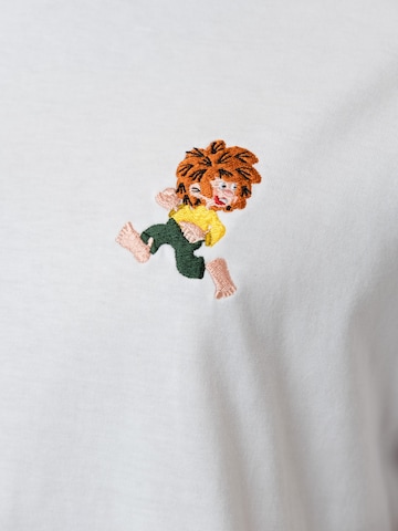Bavarian Caps Shirt 'Grantler Klub: Pumuckl'‌‌‌‌‌‌‌‌ in Weiß