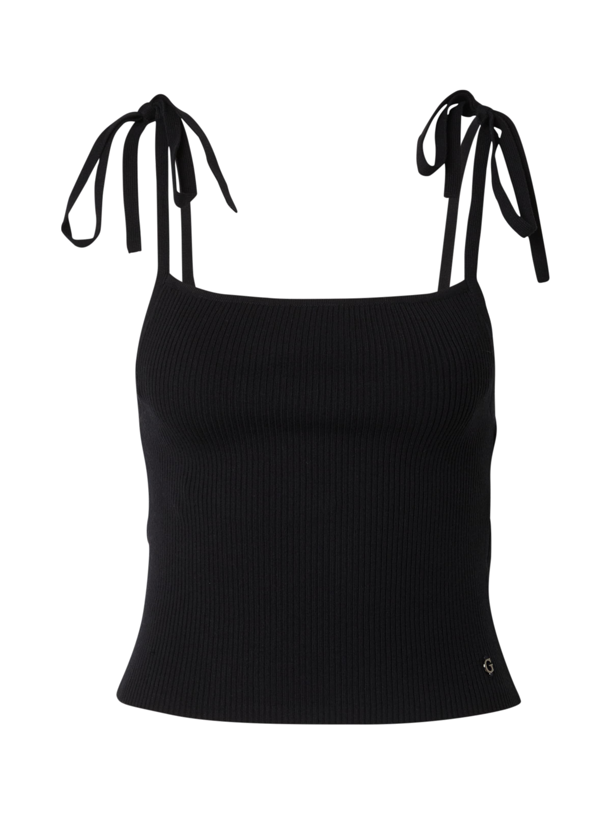 GUESS Knitted top 'SAGE' in Black: front