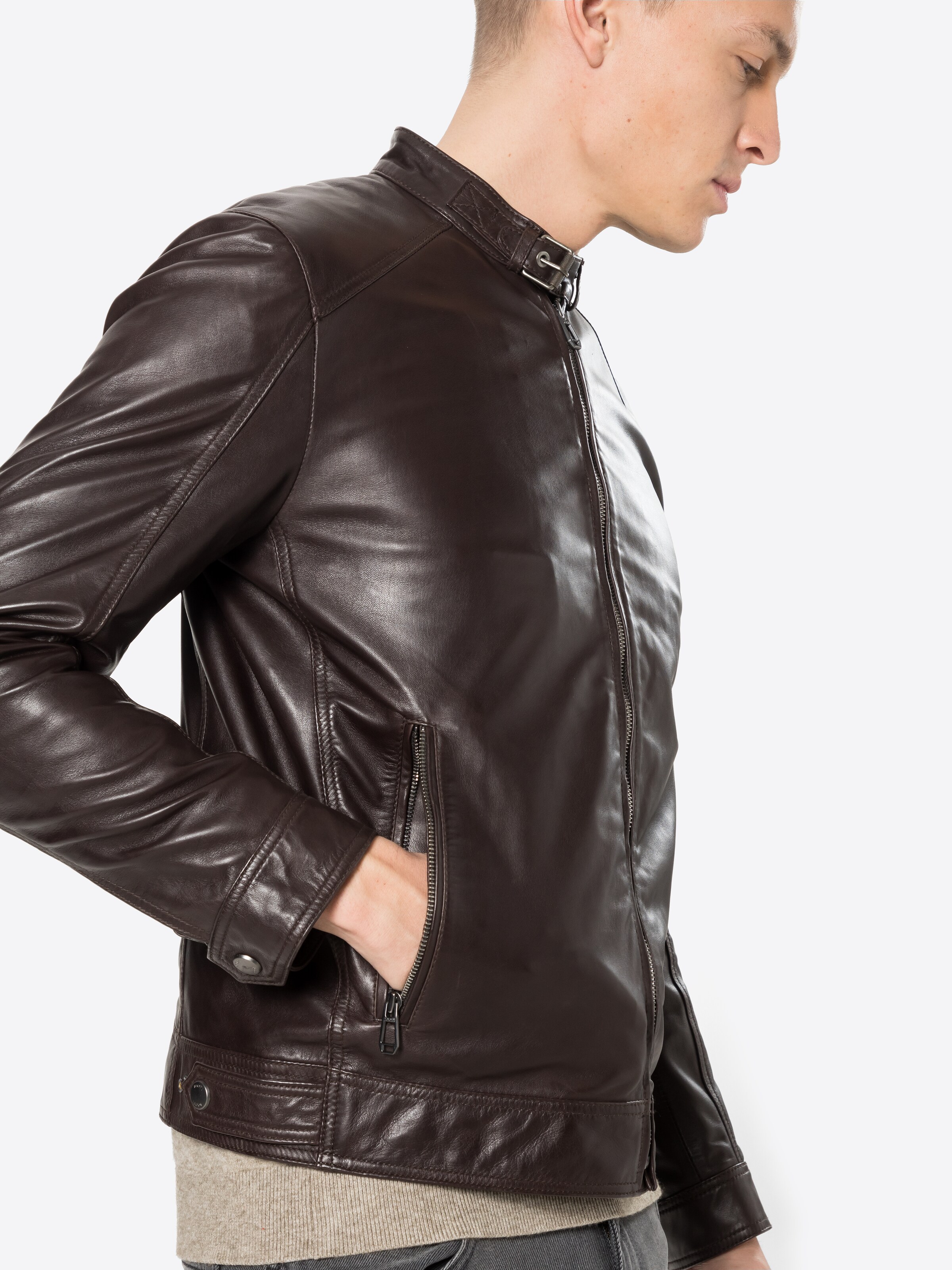 joop leather jacket