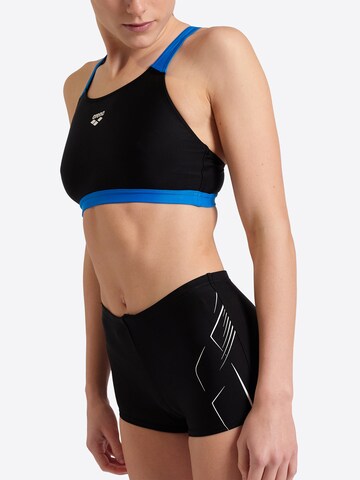 ARENA Bustier Sportsbikini 'DIVE' i svart