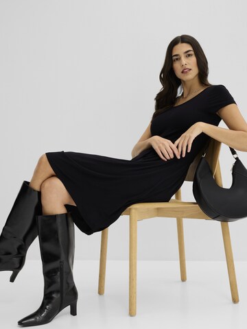 bonprix Jerseykleid in Schwarz