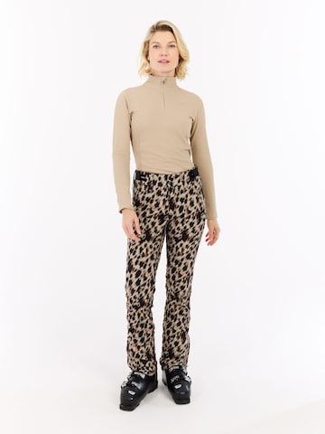 PROTEST Slimfit Sporthose 'PRTTuuli' in Braun