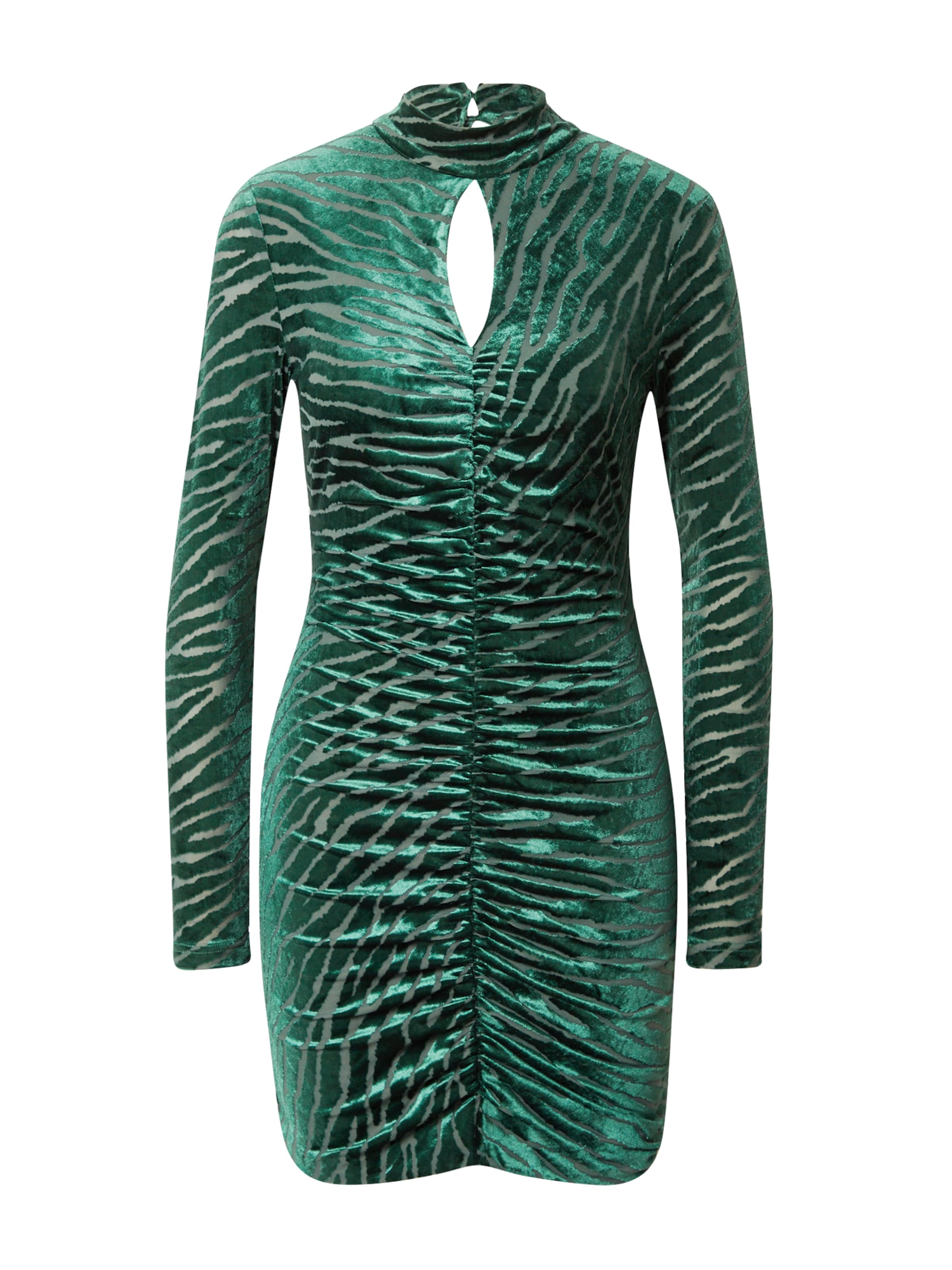 Warehouse Рокля в зелено: отпред