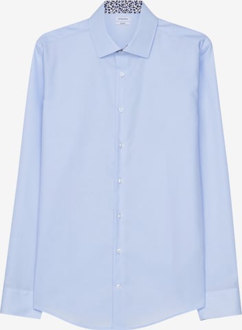 Coupe slim Chemise business SEIDENSTICKER en bleu : devant