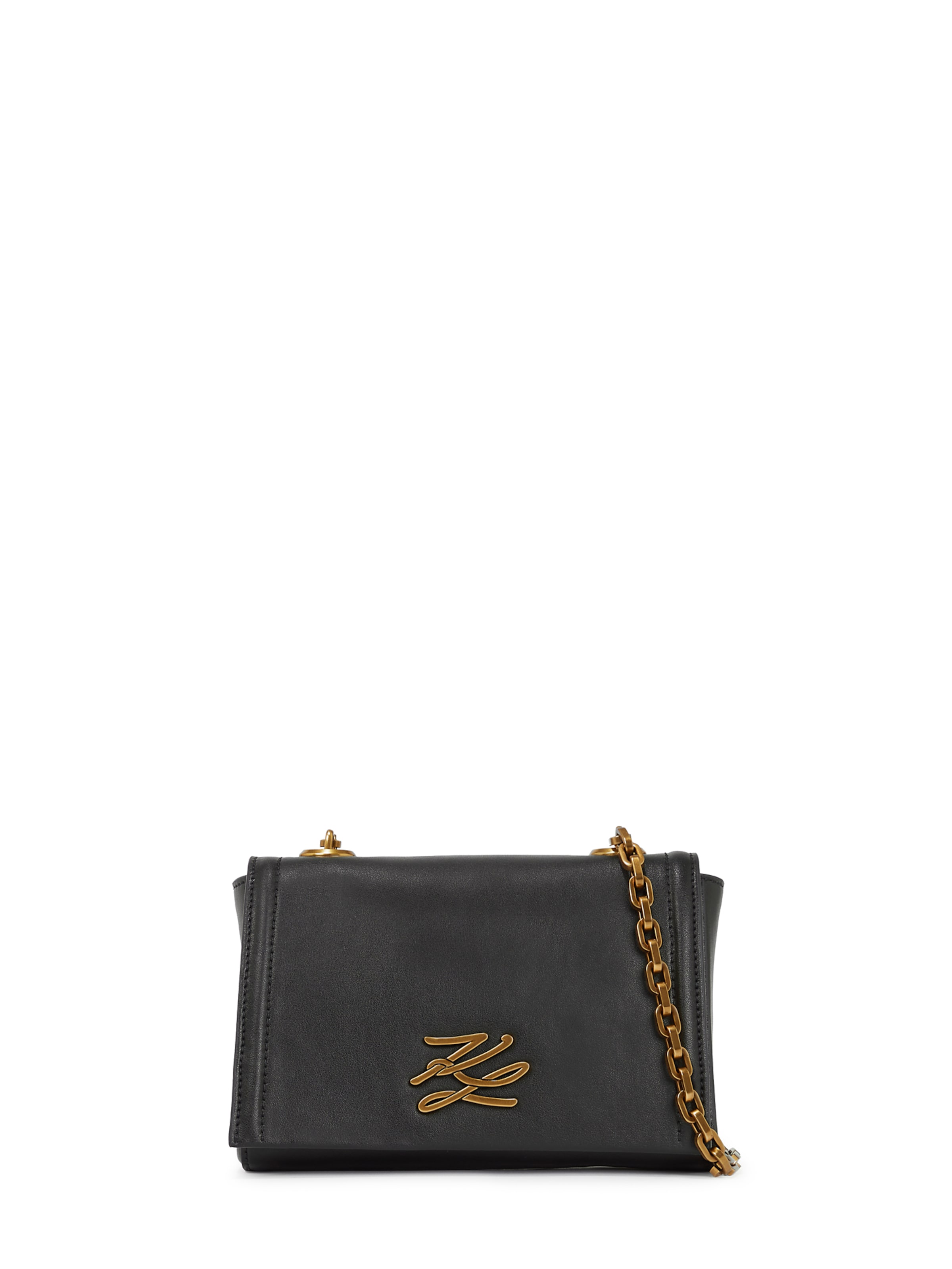 Karl Lagerfeld Crossbody Bag in Black: front