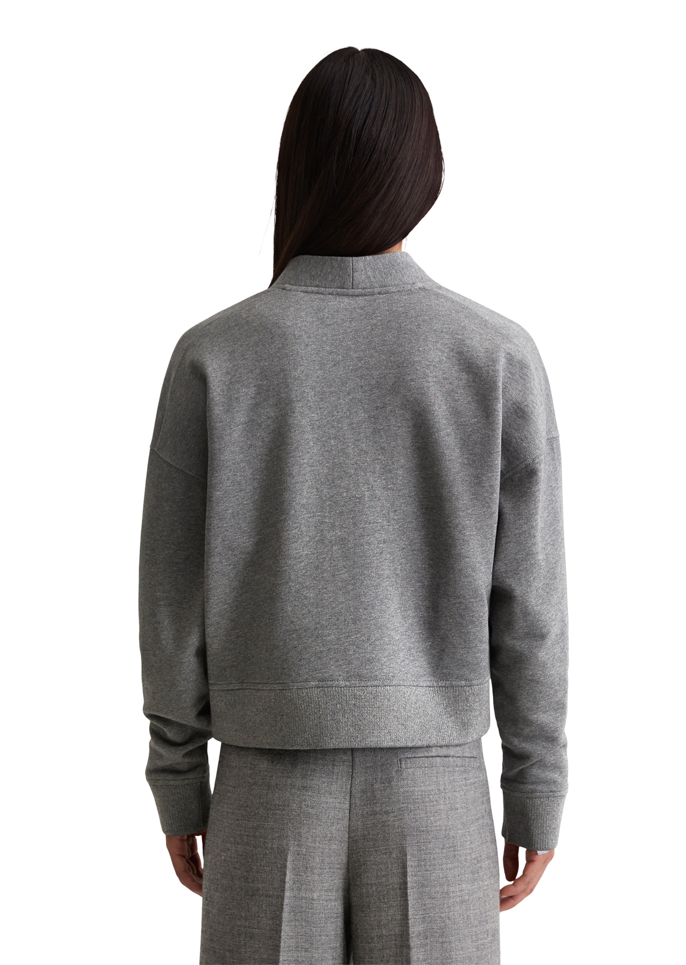 Marc O'Polo Sweatjacke in Grau