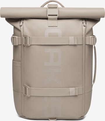 OAK25 Рюкзак 'LumoSense Rolltop' в Бежевый: спереди