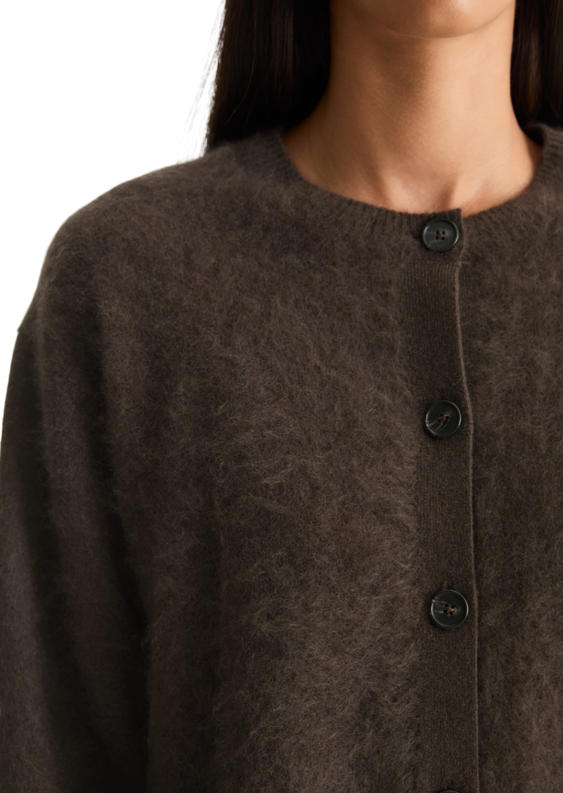 Marc O'Polo Strickjacke in Braun