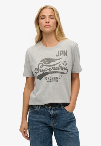 Superdry T-Shirt in Grau: Vorderseite