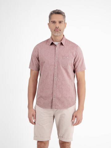 LERROS Regular fit Overhemd in Rood: voorkant