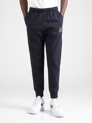 Nike Sportswear Tapered Trousers 'CLUB' in Black: front