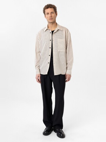 Antioch Regular fit Button Up Shirt 'Ruby' in Beige