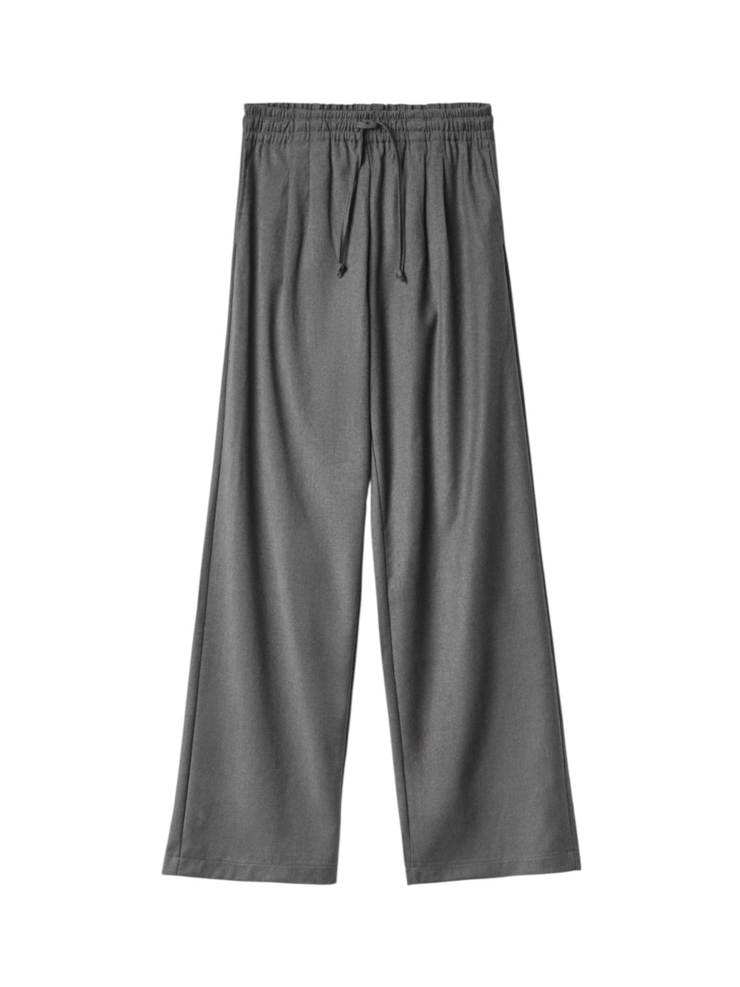 HINNOMINATE Regular Broek in Grijs: voorkant