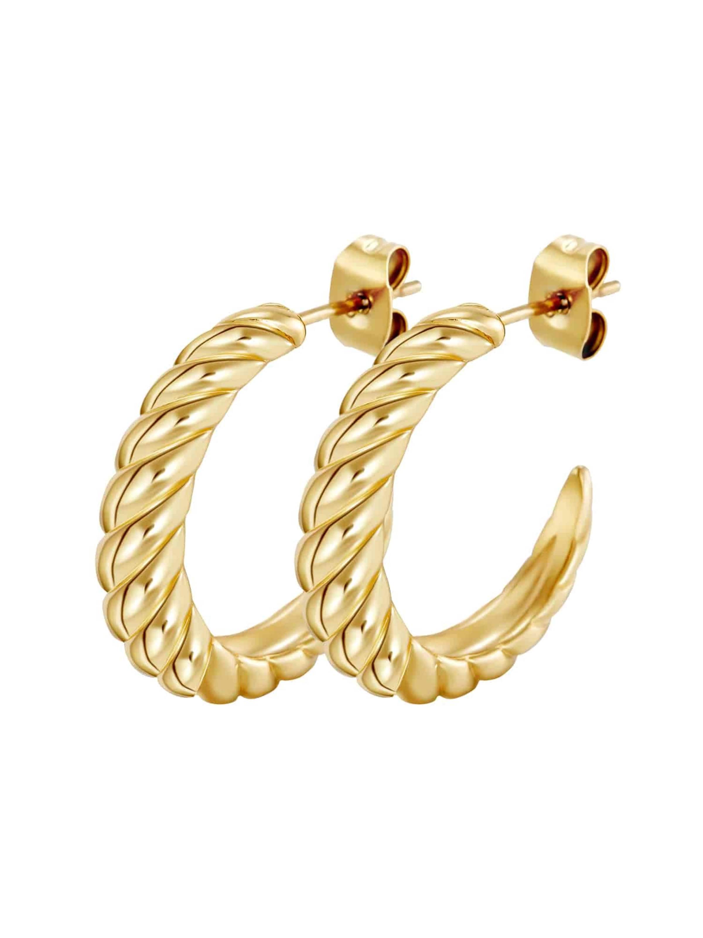 Victoria Hyde Øreringe i guld: forside