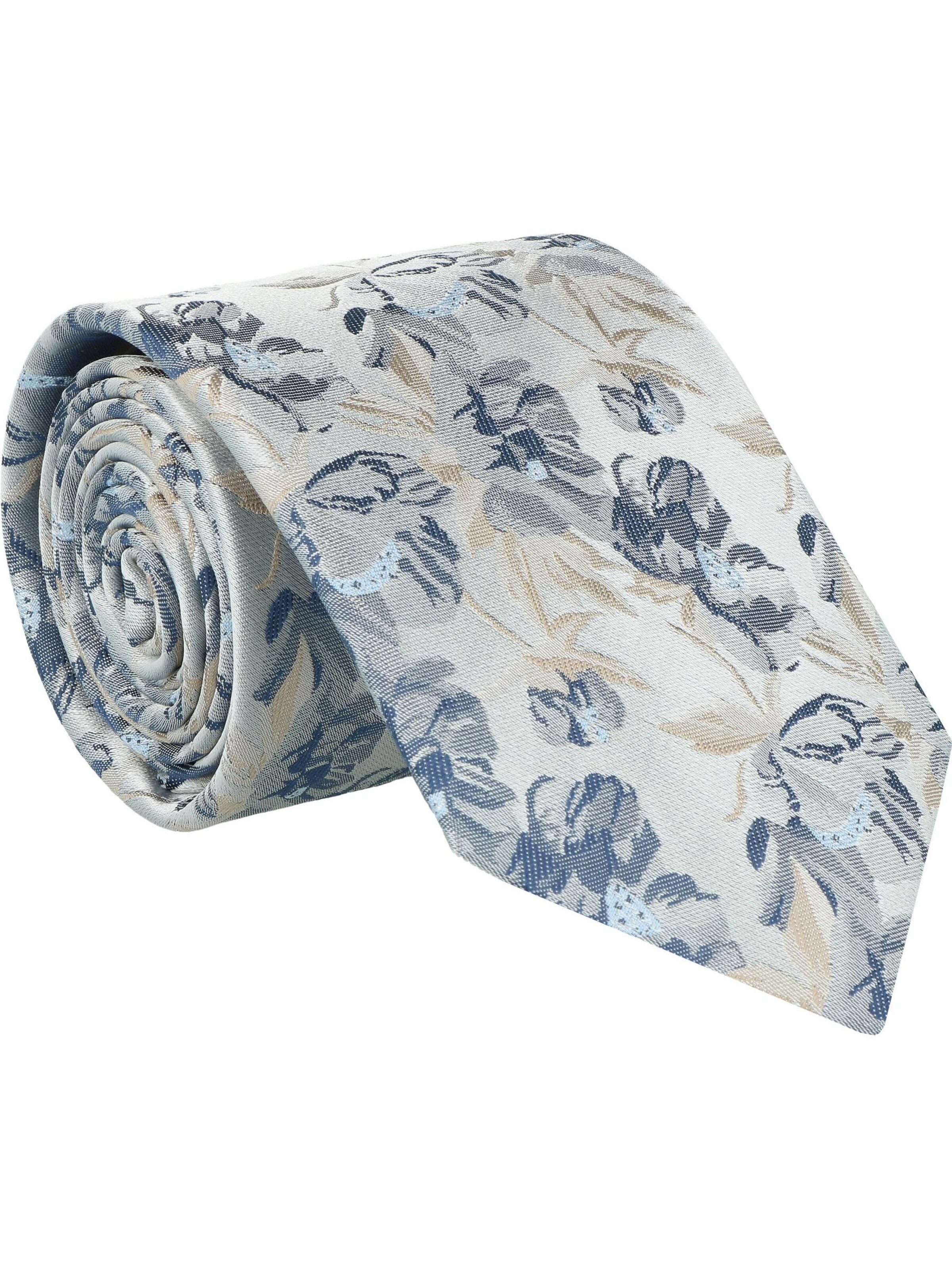 WILLEN Tie 'Blume' in Dusty blue, Item view
