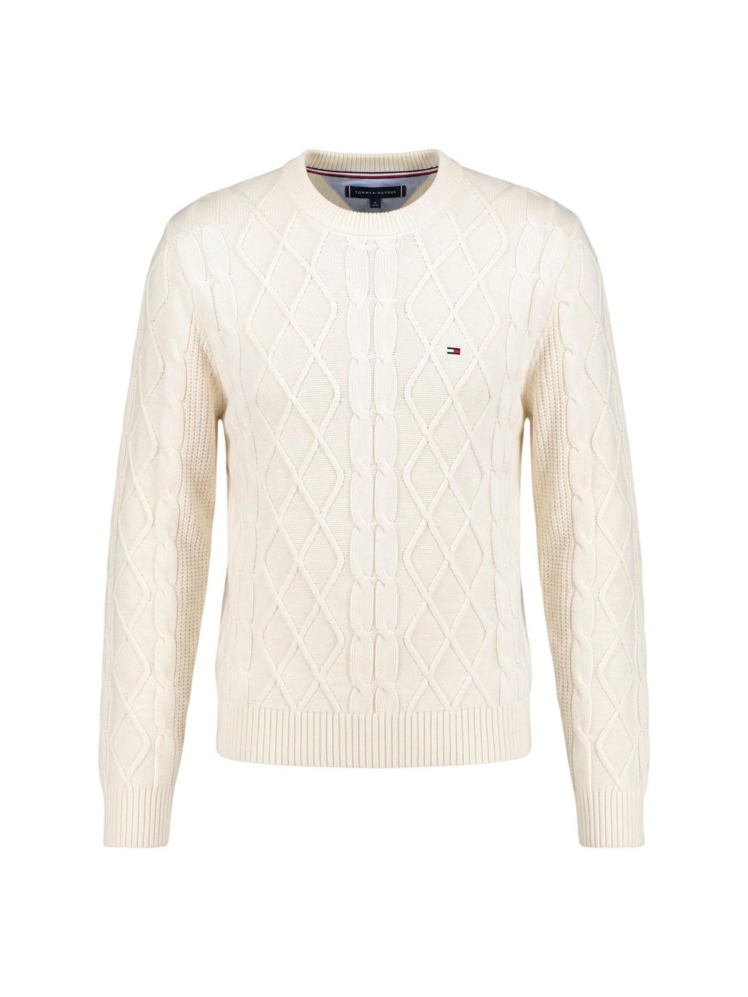 Tommy Jeans Pullover in Weiß: Vorderseite
