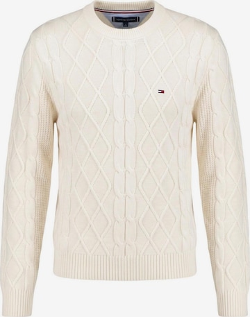 Tommy Jeans Sweater in White: front