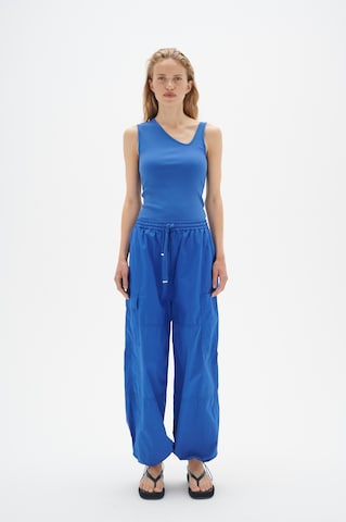 InWear Wide Leg Hose 'Isma' in Blau