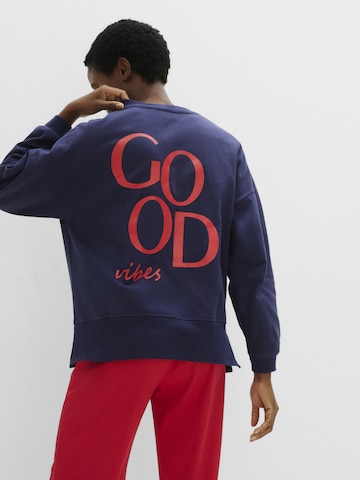 bonprix Sweatshirt in Blauw