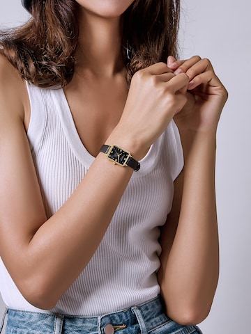 Victoria Hyde Uhr ' Hampton ' in Schwarz: Vorderseite