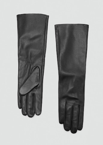 MANGO Fingerhandschuhe 'Gildi' in Schwarz