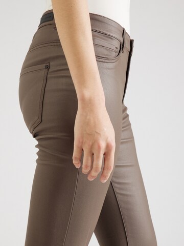 JDY Skinny Jeansy 'New Thunder' w kolorze brązowy