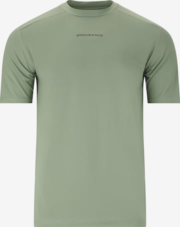 ENDURANCE Performance shirt 'Loker' in Green: front