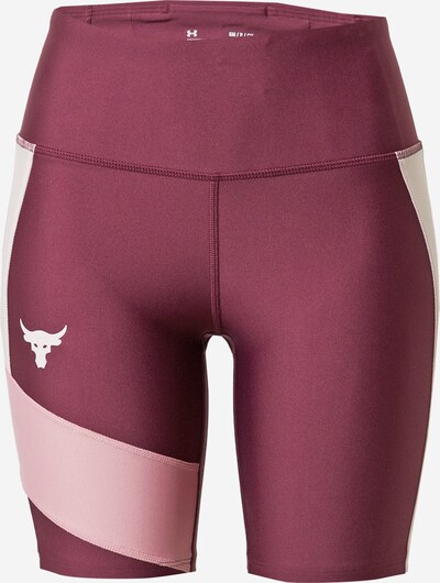 UNDER ARMOUR Spordipüksid 'Prjct Rock HG' mari / roosa / valge, Tootevaade