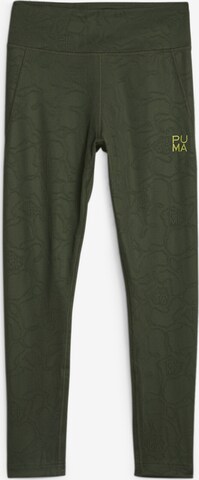 PUMA Regular Leggings 'Infuse' in Grün: predná strana