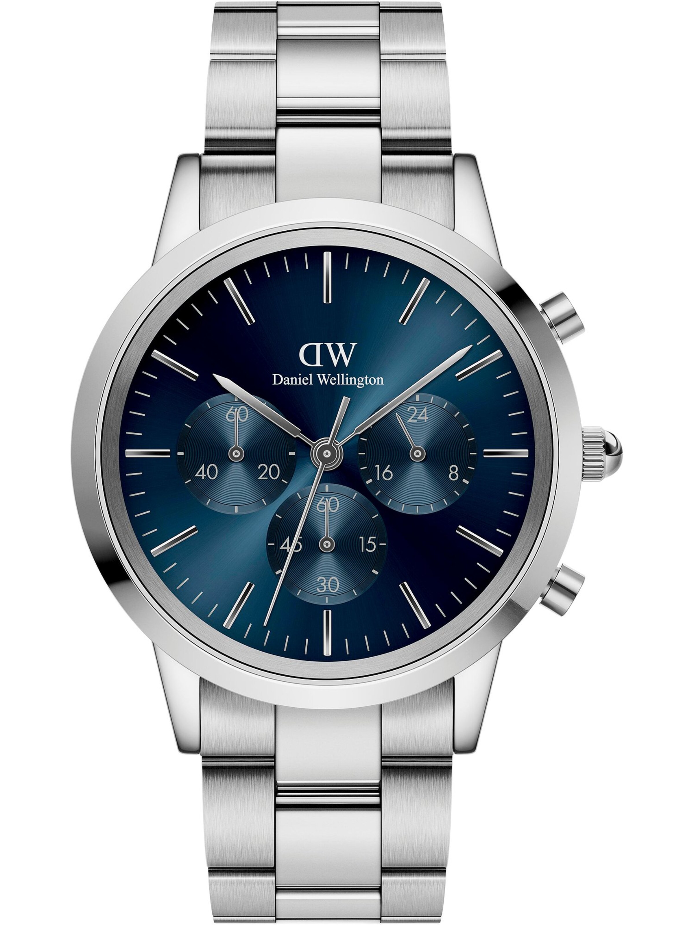 Daniel Wellington Uhr in Silber: Vorderseite