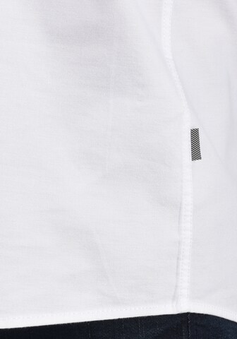 !Solid Slim Fit Hemd in Weiß