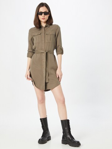 VERO MODA Shirt Dress 'MIA' in Brown