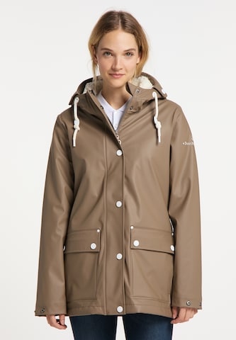 DreiMaster Maritim Performance Jacket in Brown: front