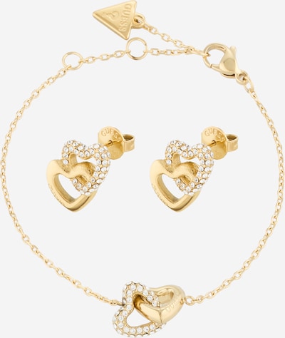 GUESS Sada šperků - zlatá / průhledná, Produkt