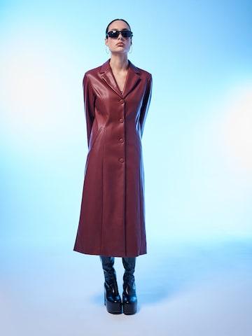 SHYX Between-Seasons Coat 'Mona' in Red: front