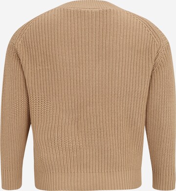 ONLY Carmakoma Strikkejakke 'MILLY' i beige