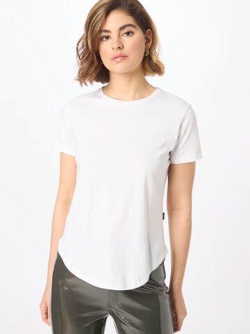 CASA AMUK - Camiseta 'Saddle' en blanco: frente