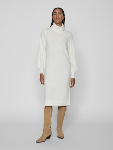 VILA Knit dress 'Sara' in White