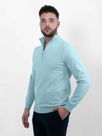 Vercate Trui 'No. 15' in Blauw: voorkant