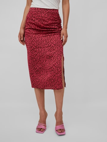 VILA Skirt in Red: front